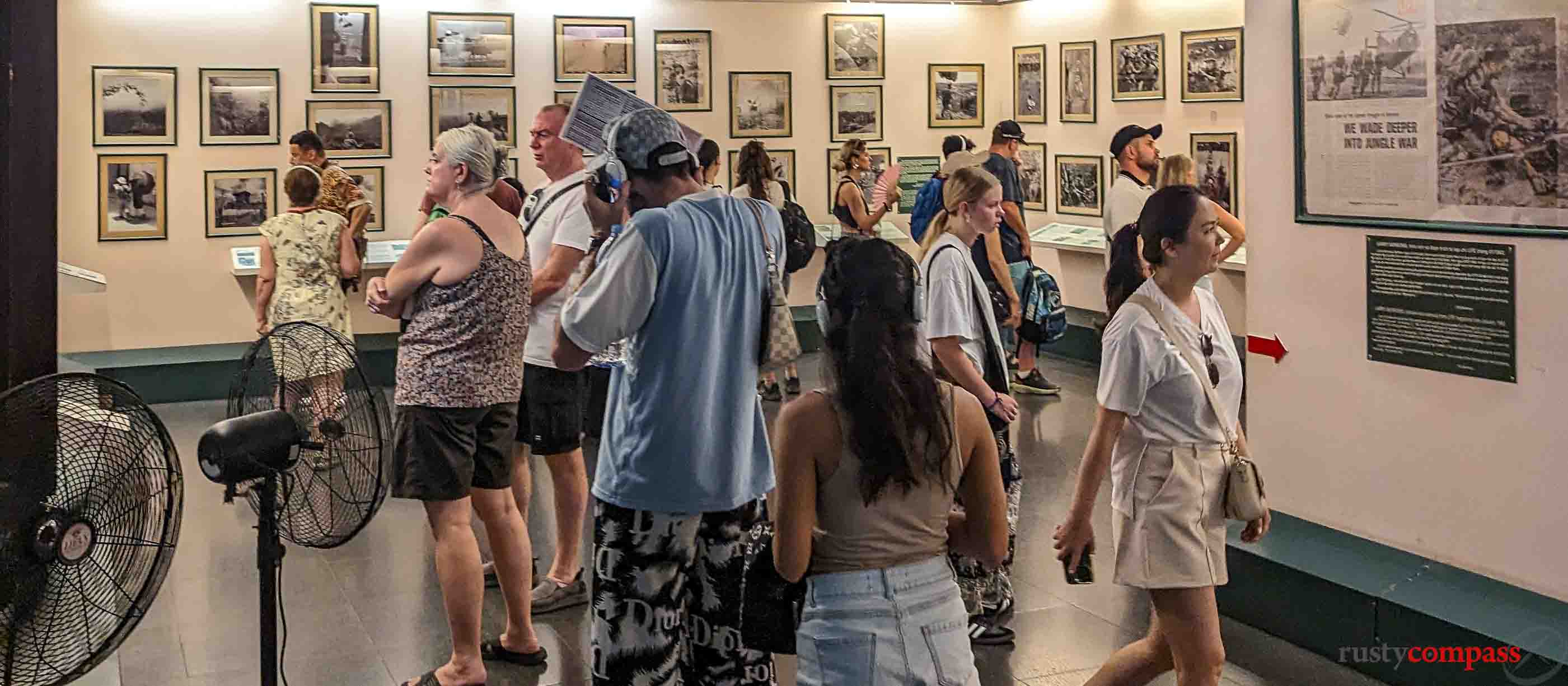 Young crowd - War Remnants Museum Saigon